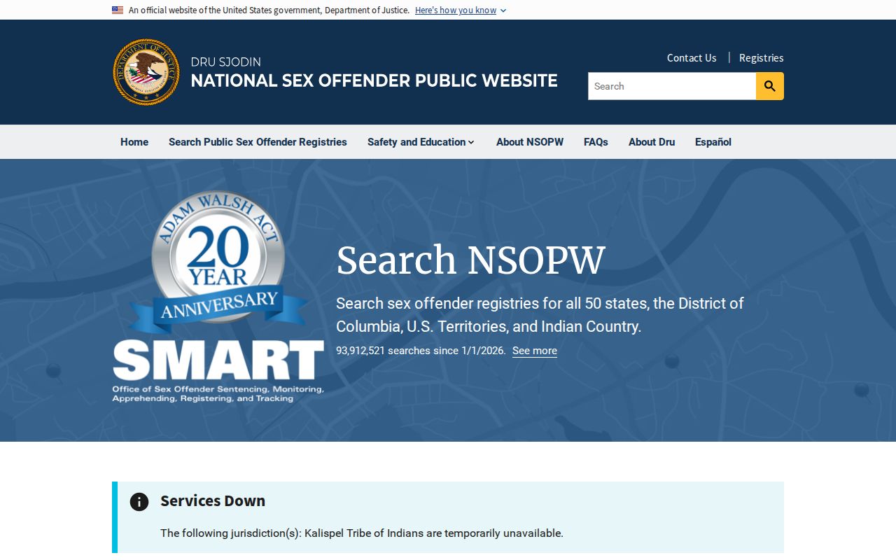 National sex offender search for checks beyond Sterling County